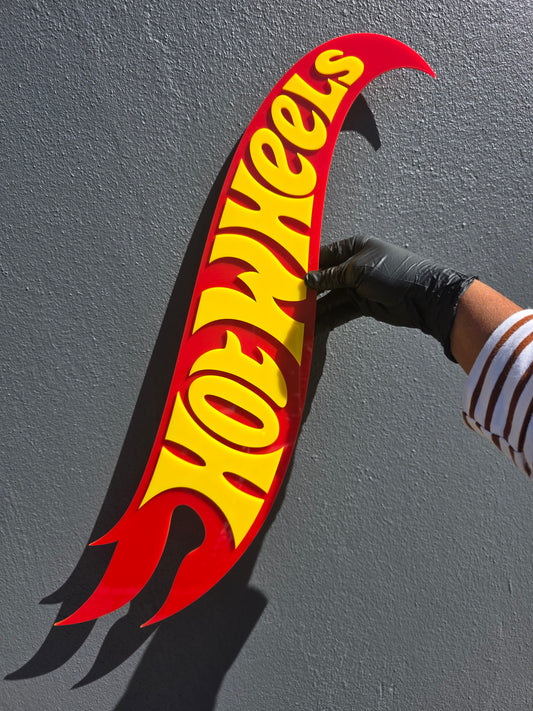 Race-Inspired Acrylic Wall Sign