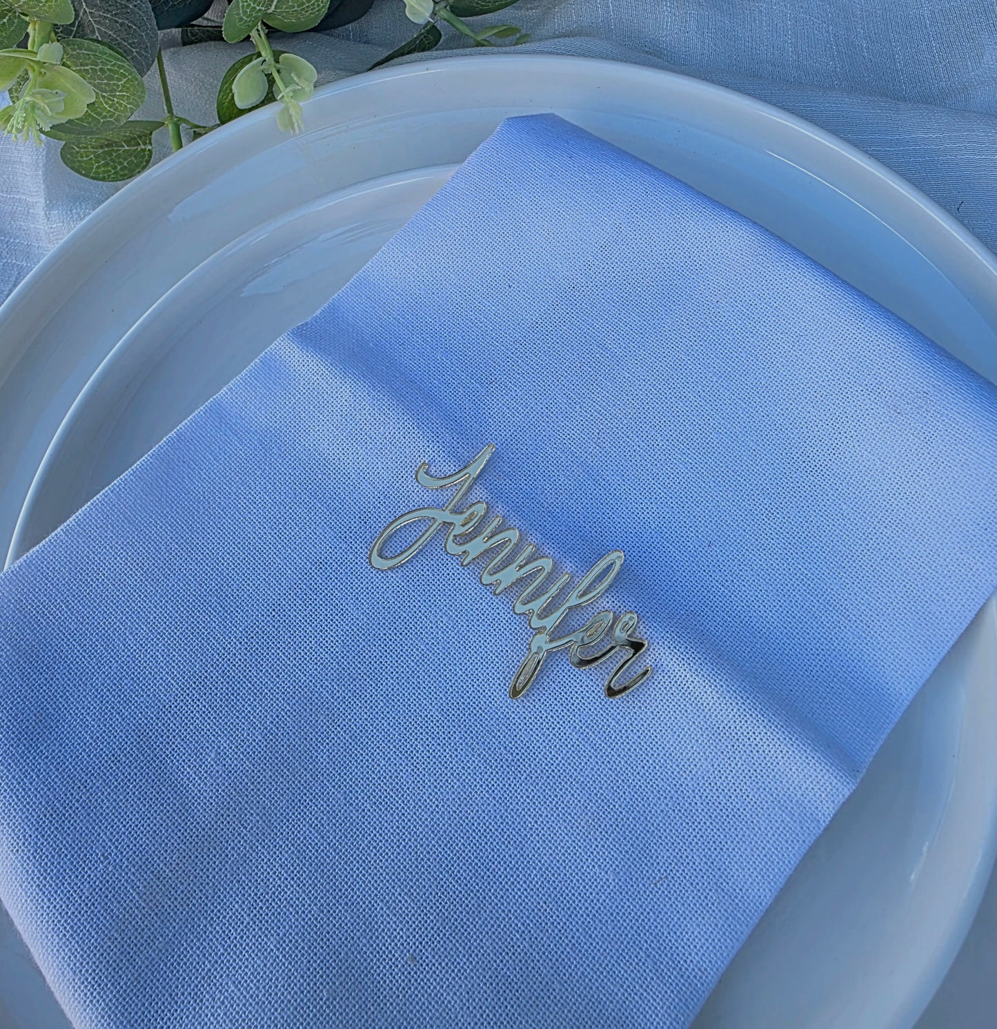Guest Name Place Card - Mirror Acrylic