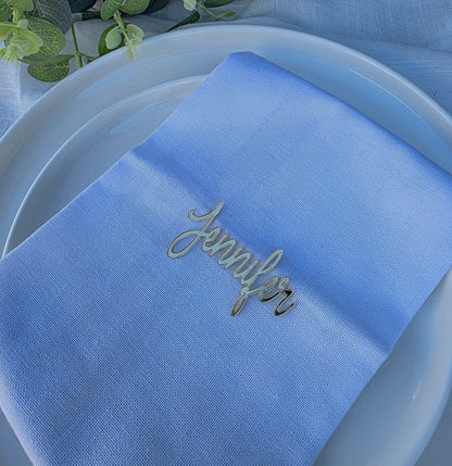 Guest Name Place Card - Mirror Acrylic