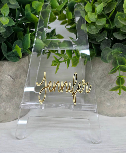 Guest Name Place Card - Mirror Acrylic