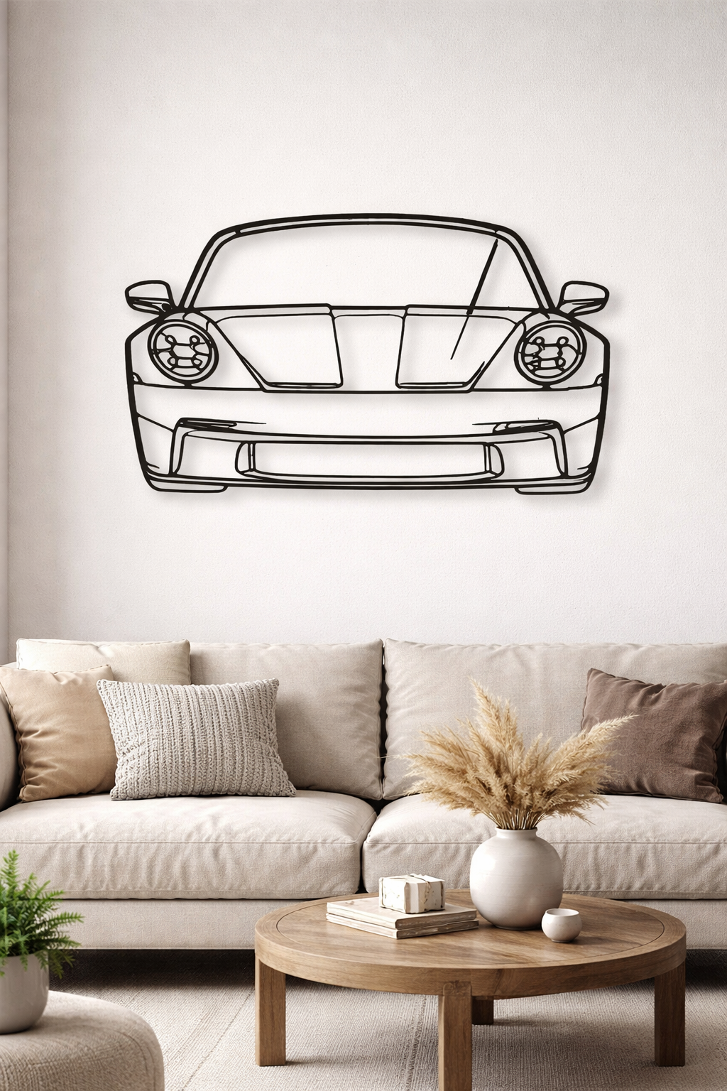 Sports Car Inspired Wall Art – Minimal Line Design