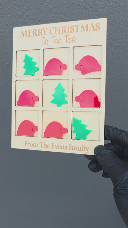 Christmas Tic-Tac-Toe - Personalised