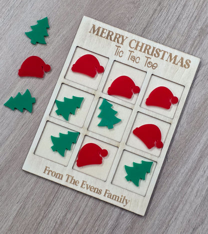 Christmas Tic-Tac-Toe - Personalised