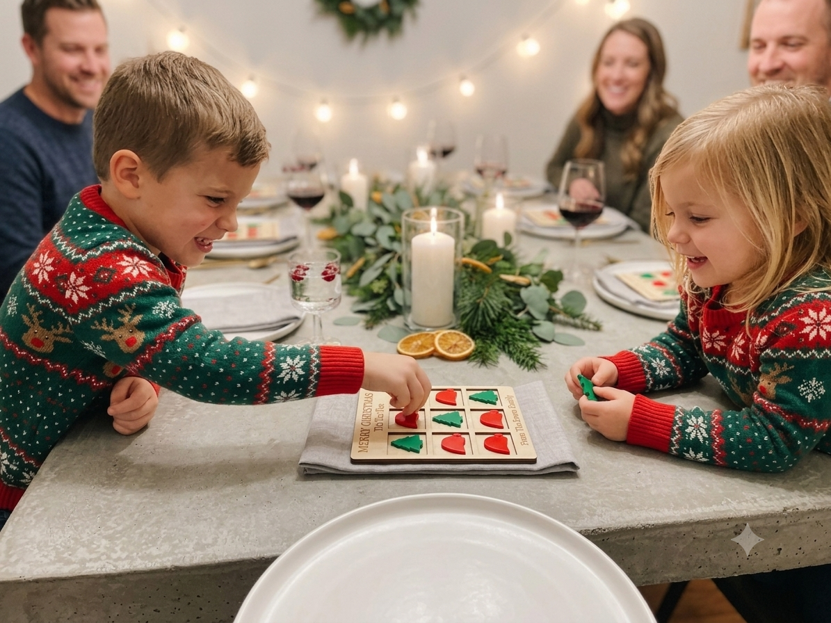 Christmas Tic-Tac-Toe - Personalised