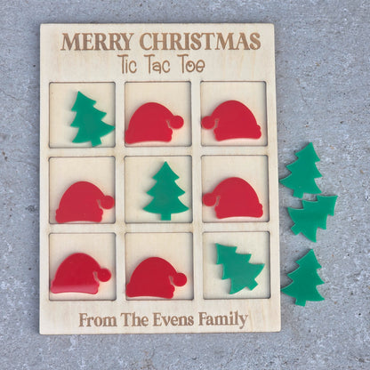 Christmas Tic-Tac-Toe - Personalised