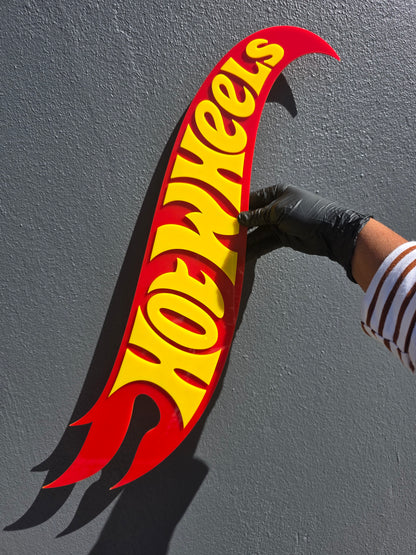 Race-Inspired Acrylic Wall Sign