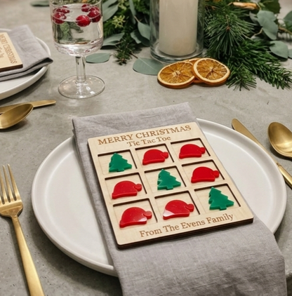 Christmas Tic-Tac-Toe - Personalised