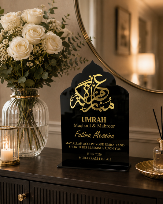 Personalised Umrah Maqbool & Mabroor Stand